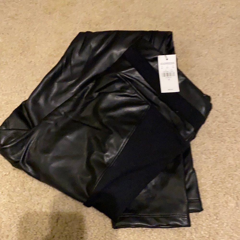 NWT Express Vegan Leather Leggings